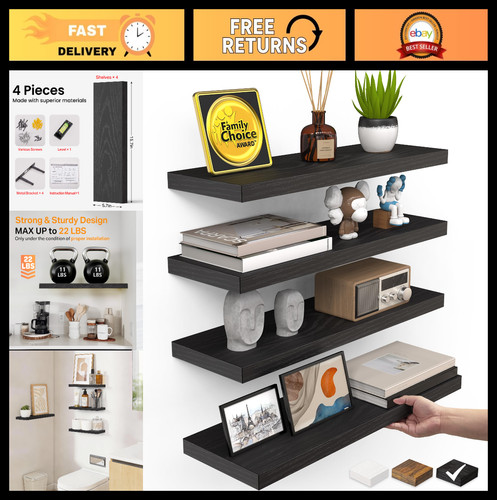 Floating Wall Shelves Wood