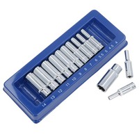 1/4 Zoll Antrieb Tief Metrisch Mm SteckschlüSseleinsäTze 4 Mm - 14 Mm 13 StüC...