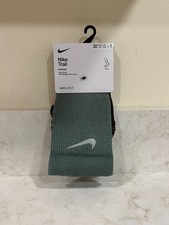 New Nike Trail Wool Blend Crew Dri Fit Running Socks Lg 10-11.5 HF0854 1 Pair