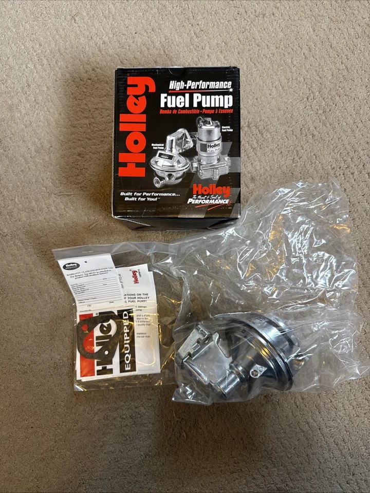Bomba de combustible mecánica Holley 12-327-11 110 GPH Foto 2 de 2