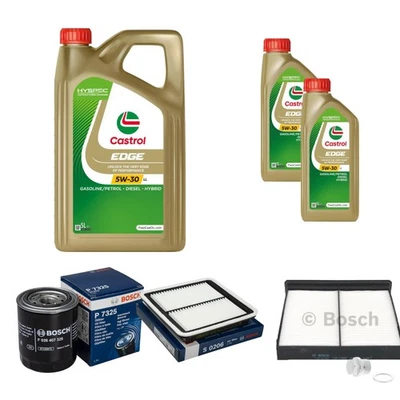 BOSCH Inspektionspaket 7 L Castrol EDGE 5W-30 LL für Subaru Forester 2.0 D AWD - Bild 1 von 4
