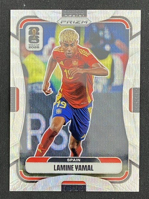 Lamine Yamal 2026 Panini Prizm FIFA World Cup Wave Base #70 -rw4