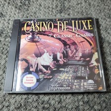 Casino De Luxe 7 Classic Games PC CD-ROM Video Game Blackjack Poker Slots