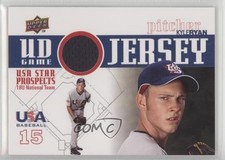 2009 Upper Deck Signature Stars USA Star Prospects UD Game Jersey Kyle Ryan 0l2