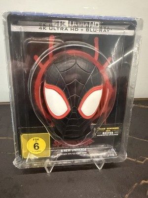 SPIDER-MAN A NEW UNIVERSE 4K UHD Blu-Ray Steelbook OVP LIMITED EDITION verpackt 