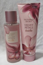 Victoria's Secret Fragrance Mist Lotion Lot Set of 2 VELVET PETALS BRULEE