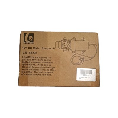 12v Transfer pump LONGRUN LR-4300 12V DC Water Pump   Portable 4.5L Flow Rate