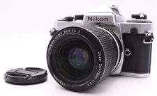 [EXC+] Nikon FE SLR Film Camera w/ SERIES E 36-72mm f3.5 Lens Works Japan #388