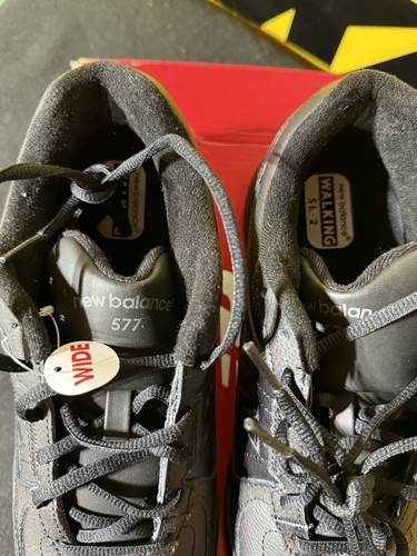 New Balance Men's Walking Shoe Black/Black Size 9-2E Wide - Picture 5 of 10