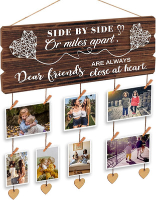 Gifts for Best Friends Women Female BFF Sister - Long Distance Picture Clothespi