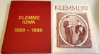 KLEMME IOWA People Business Photos +MORE Family Genealogy 1889-1989 HISTORY BOOK