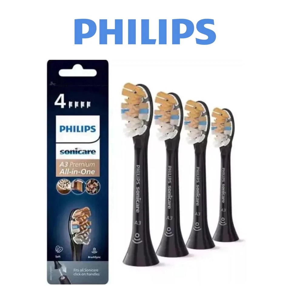 Philips A3 Premium All-in-One Sonicare 4/8x HX9094/11 Schwarz/Weiß NEU OVP - Bild 3 von 4