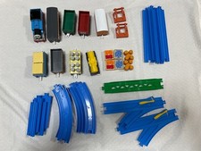 Plarail Thomas Friends Train and Freight Car Set with Track and Loads 15