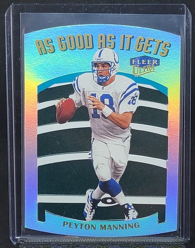 1999 Peyton Manning Fleer Ultra As Good As It Gets #5 Colts HOF