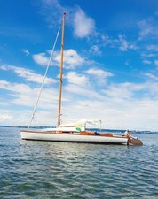 Boot 20er Jollenkreuzer, Bodenseezulassung mit  Außenbordmotor und Trailer