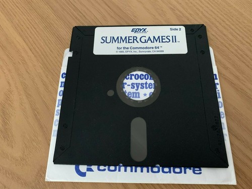 Epyx Summer Games II Commodore 64 Disk - Boxed Working -👽👾Retro Gift Idea👾👽 - Afbeelding 11 van 12