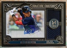 HECTOR OLIVERA - Signature Swatches Duel Relic Autograph Card 