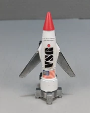 THUNDERBIRDS 1 Vintage YOT Toys USA Rocket Ship on Wheels