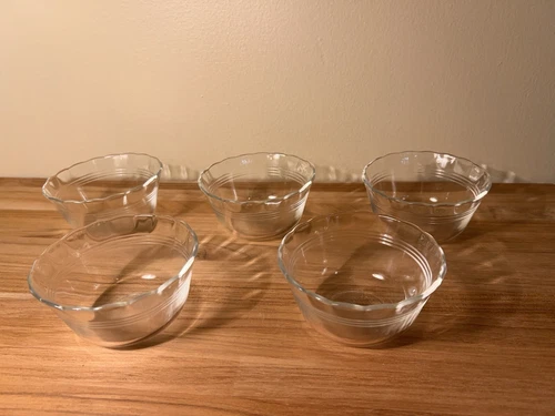 5 PYREX Custard Cups 6 OZ #463 VTG