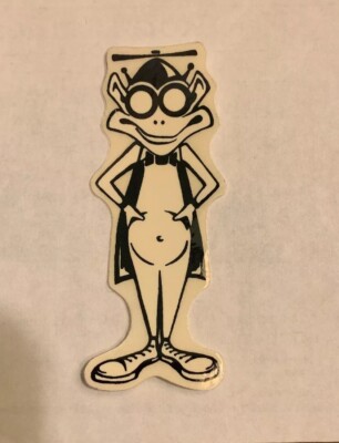 Vintage skateboard sticker SMA World industries Gizmo Wheel Natas
