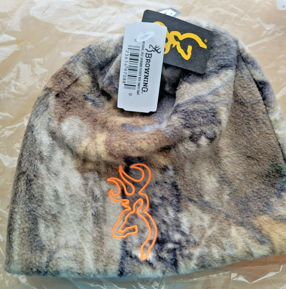 Gorro polar MARRÓN para todas las estaciones REALTREE camuflaje/naranja cazador - RTE, reversible Foto 4 de 4
