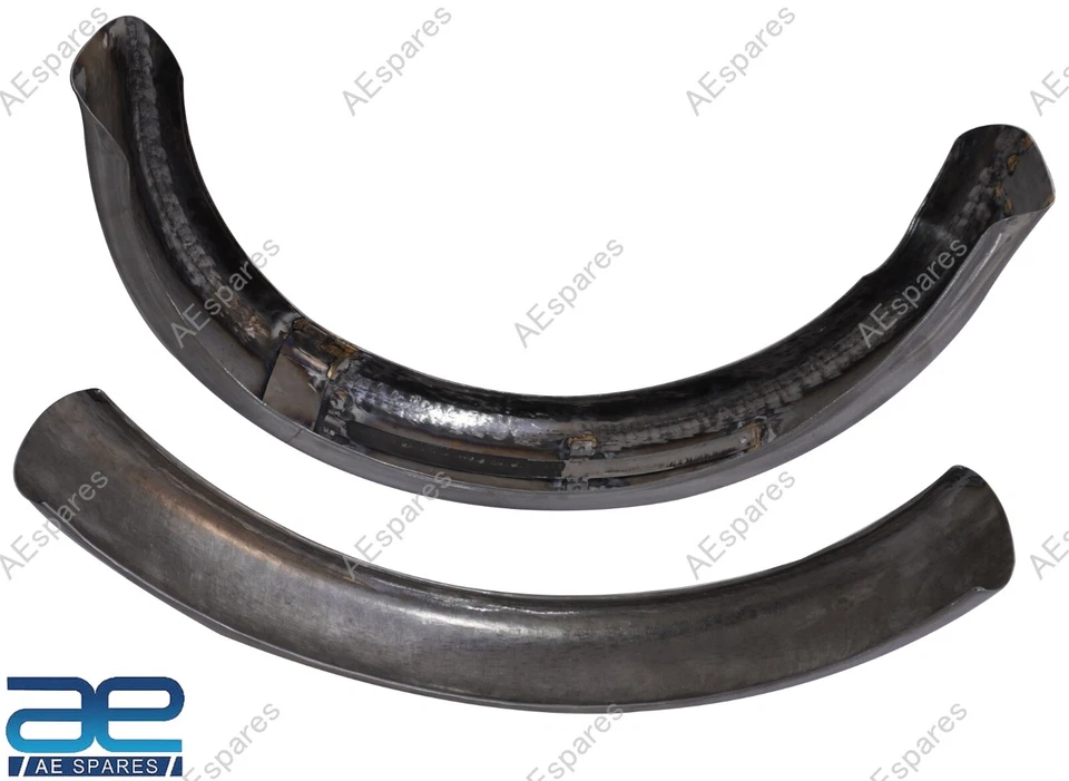 Front & Rear Mudguard Fender Set With Stays Raw Steel Fits For BMW R26 R27 NEW Foto 4 de 4