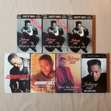 Johnny Gill LOT LSG 7 Cassingle Cassette Single New Edition Mix NOT CD 12" Vinyl