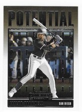 2020 Panini Contenders Potential Taylor Trammell San Diego Padres Baseball #P-5