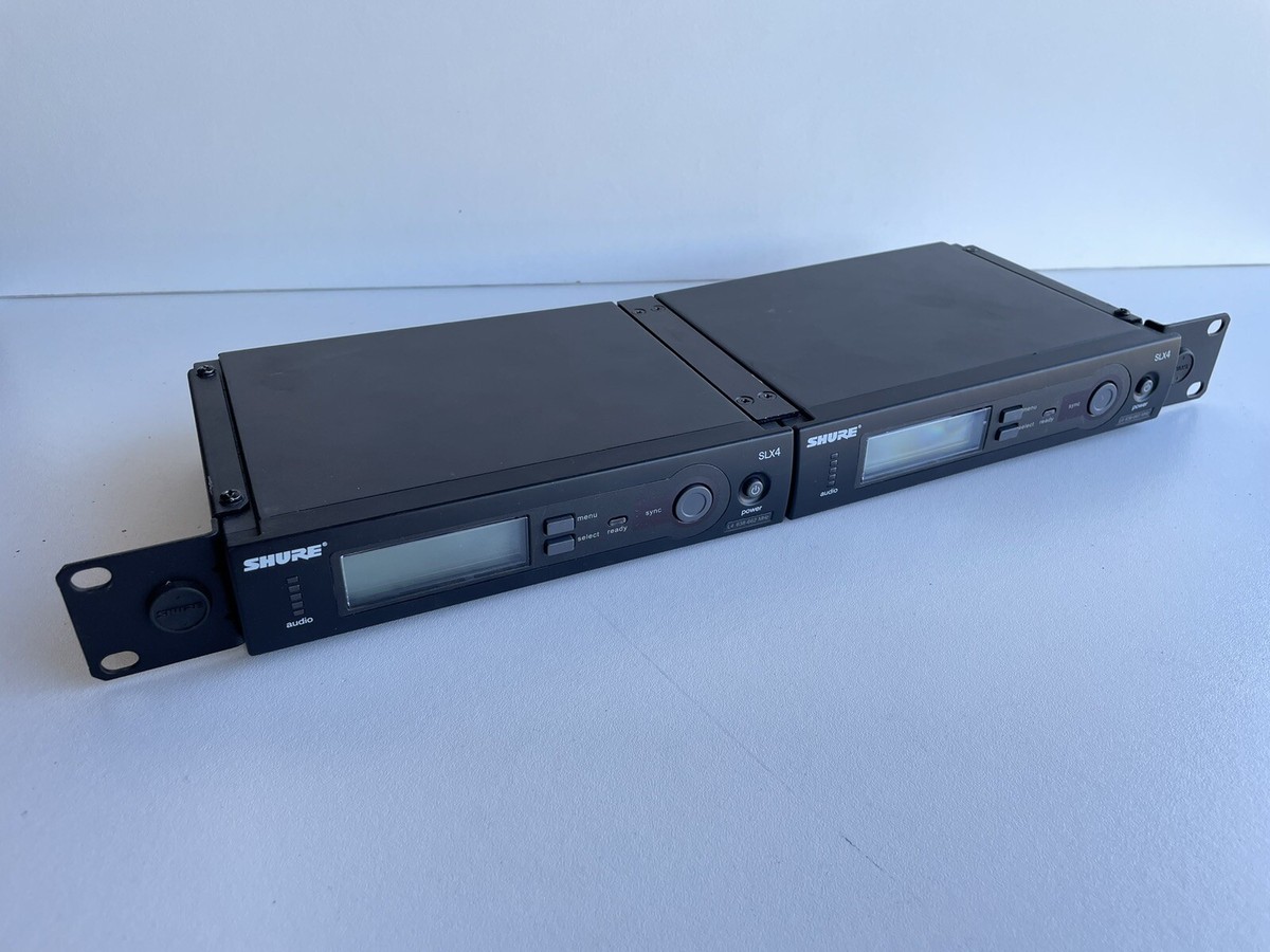 Shure SLX4 Wireless Microphone Diversity RF Receiver System, LED5