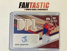 2020 Panini Elite Extra Edition Relic Auto DPL RED /99 DMS-JT Jimmy Troncoso