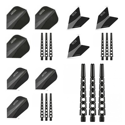 Harrows Retina Dart Flights | Standard Slim Velos |  Graflite Aluminium Schäfte