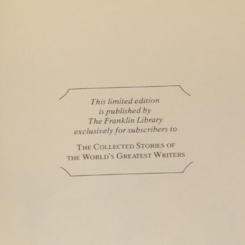 Franklin Library Greatest Writers Book - W. Somerset Maugham - Selected Stories - Picture 5 of 6