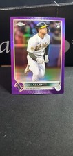 2022 Topps Chrome Update Baseball Purple Refractor Nick Allen RC #USC117 A's