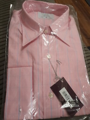 T.M Lewin Women's Pink Check Shirt UK 10