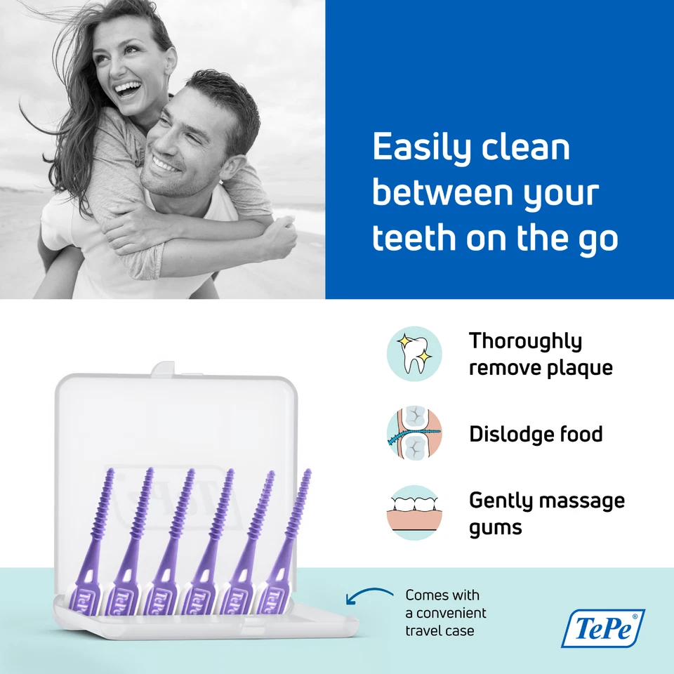 TEPE EasyPick™ 紫色 - XL 36 件装,牙线棒 — 第 2/4 张图片
