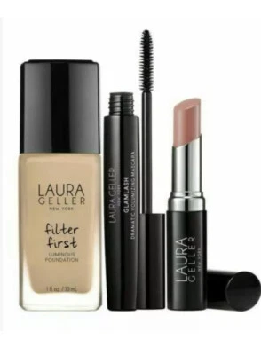 Laura Geller Foundation Fundamentals 3pc Collection Set MEDIUM