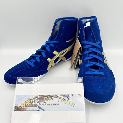 asics レスリングシューズ 1083A001 ネイビーxゴールド27.5cm s-l400.jpg