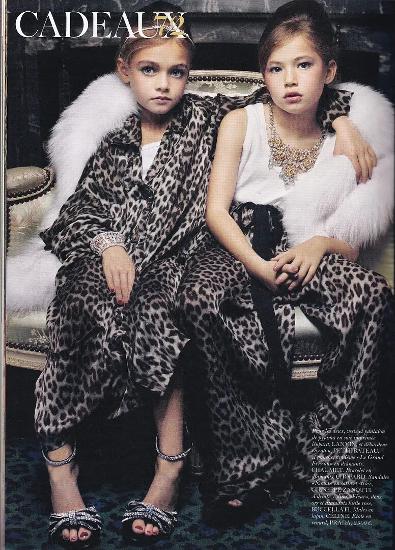 VOGUE PARIS 2010 Daphne Groeneveld Tom Ford BAMBINI ENFANTS KIDS