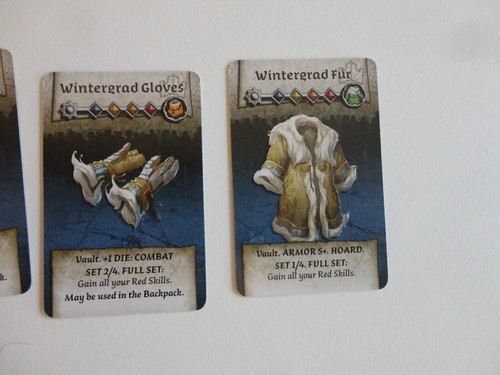 Zombicide White Death game. Kickstarter Exclusive - 4x winter equipment cards - Picture 3 of 4