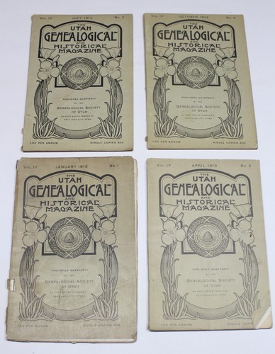 Huge Lot 74 Issues Utah Genealogical & Historical Magazine 1913 to 1935 - Picture 10 of 18