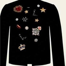 L'agence Bowie Wool Blend Patch Jacket
