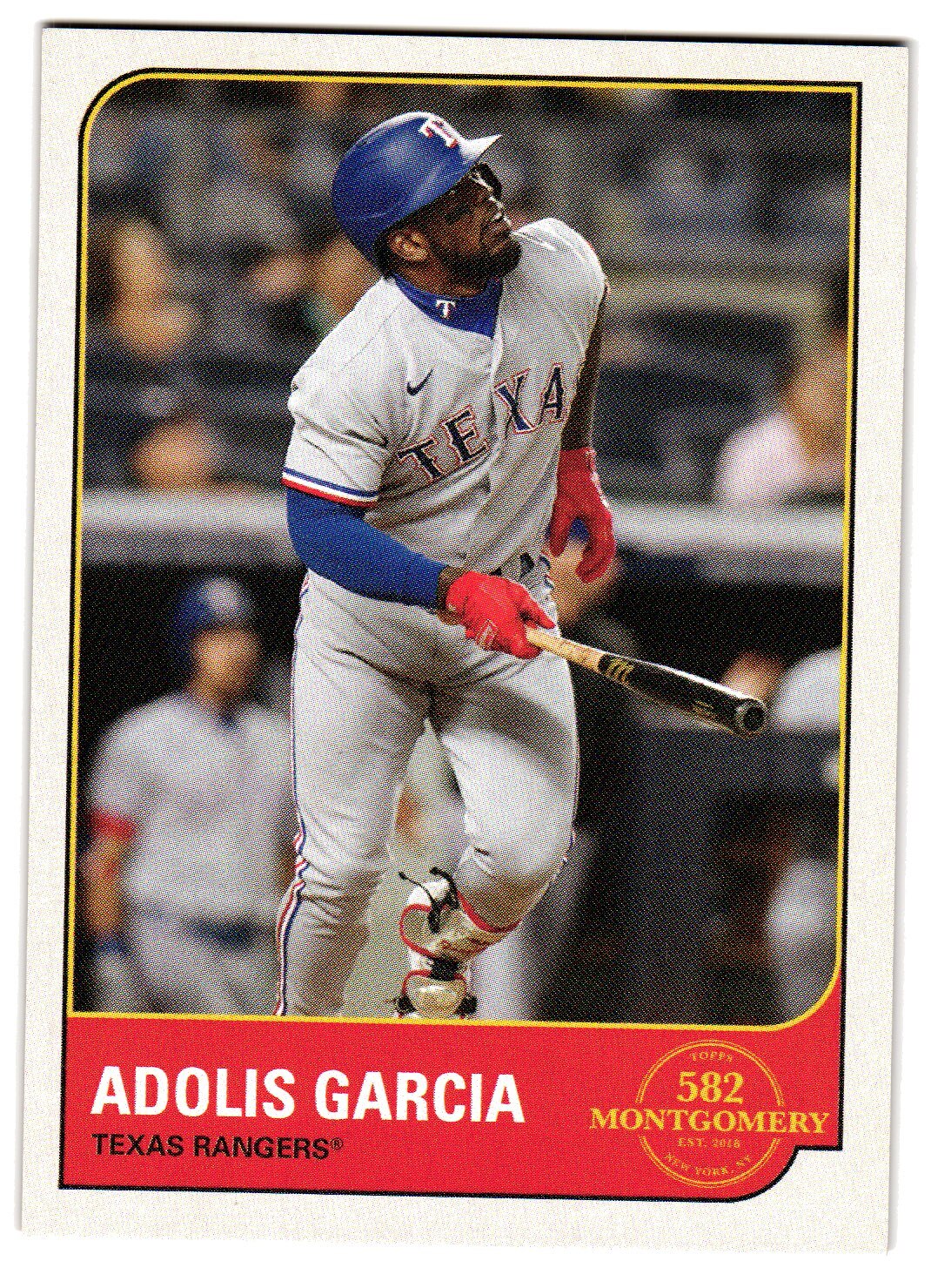 2021-22 Topps 582 Montgomery Club Set 1 #17 Adolis Garcia