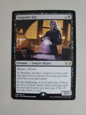 MTG Sanguine Spy Streets of New Capenna 093/281 Regular Rare