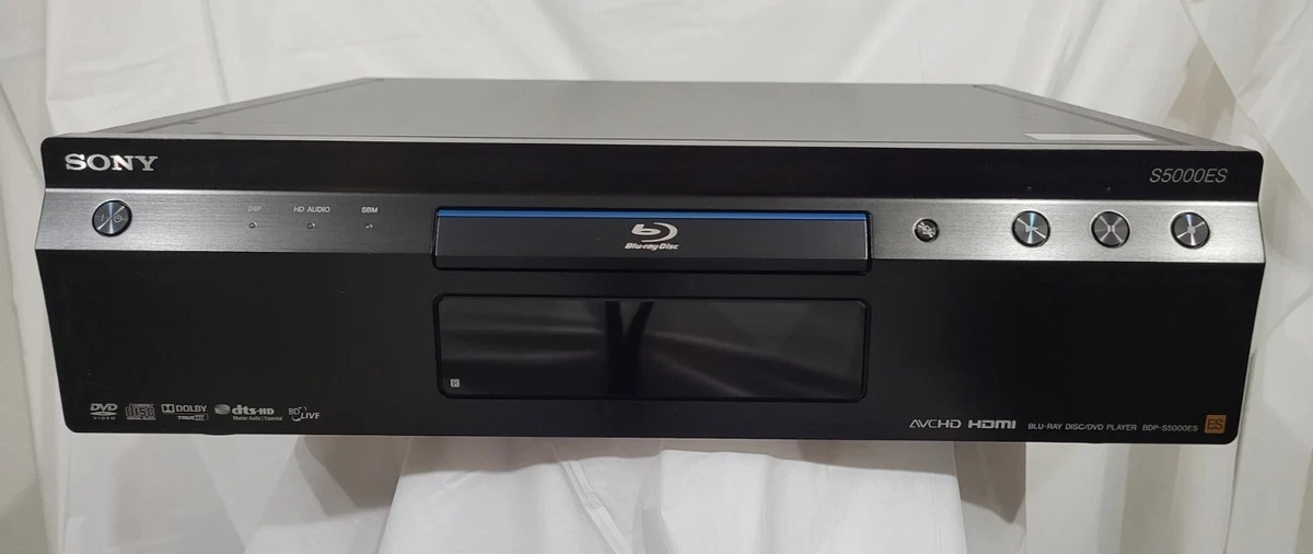 Sony BDP-S5000ES Blu-Ray DVD High-Def Player rare flagship player msrp $1999.00