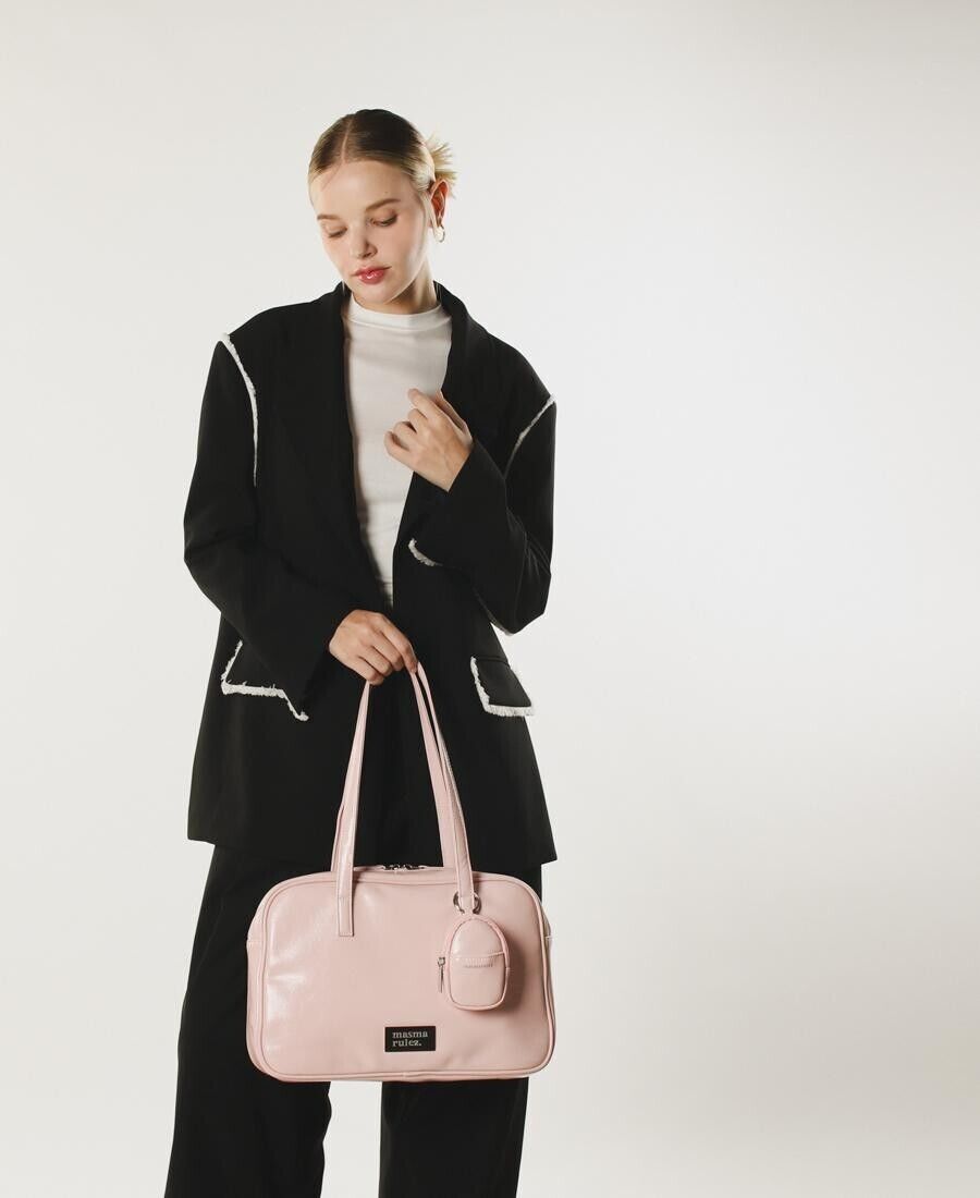 Masmarulez] Korean 304 Leather Pouch Shoulder Bag Pink | eBay