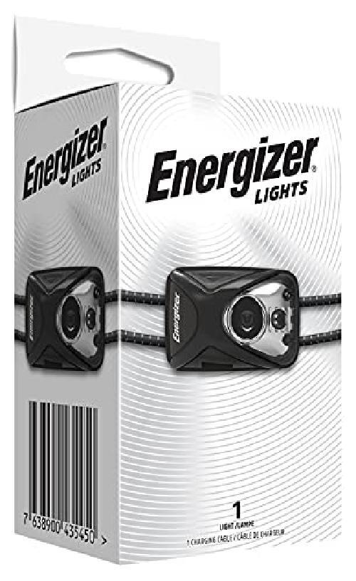 Energizer Mini Rechargeable LED Head Torch, Lightweight, Powerful Bright Recharg