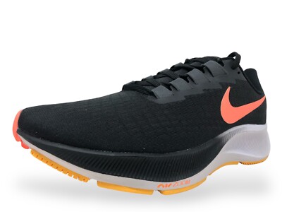 Nike Air Zoom Pegasus 37 Mens Running Shoes Black/Bright