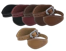 Pair (2) of Leather Stirrup Keepers Hobbles for Western Saddle