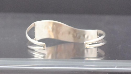 Brazalete Zuni Nativo Americano Plata Esterlina Multi Piedra 925 Firmado Sec B9 - Imagen 6 de 11