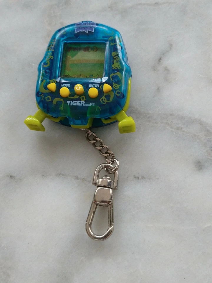 Винтажный 1998 Rugrats Giga Pets Tiger электронный Tommy Nickelodeon рабочий тамагочи - Изображение 4 из 4